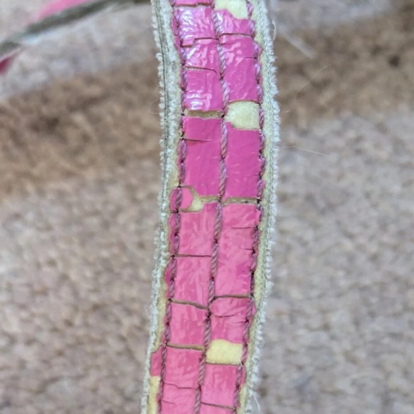 COACH Pink and Tan Shoulder strap Purse - Picture 7 of 7